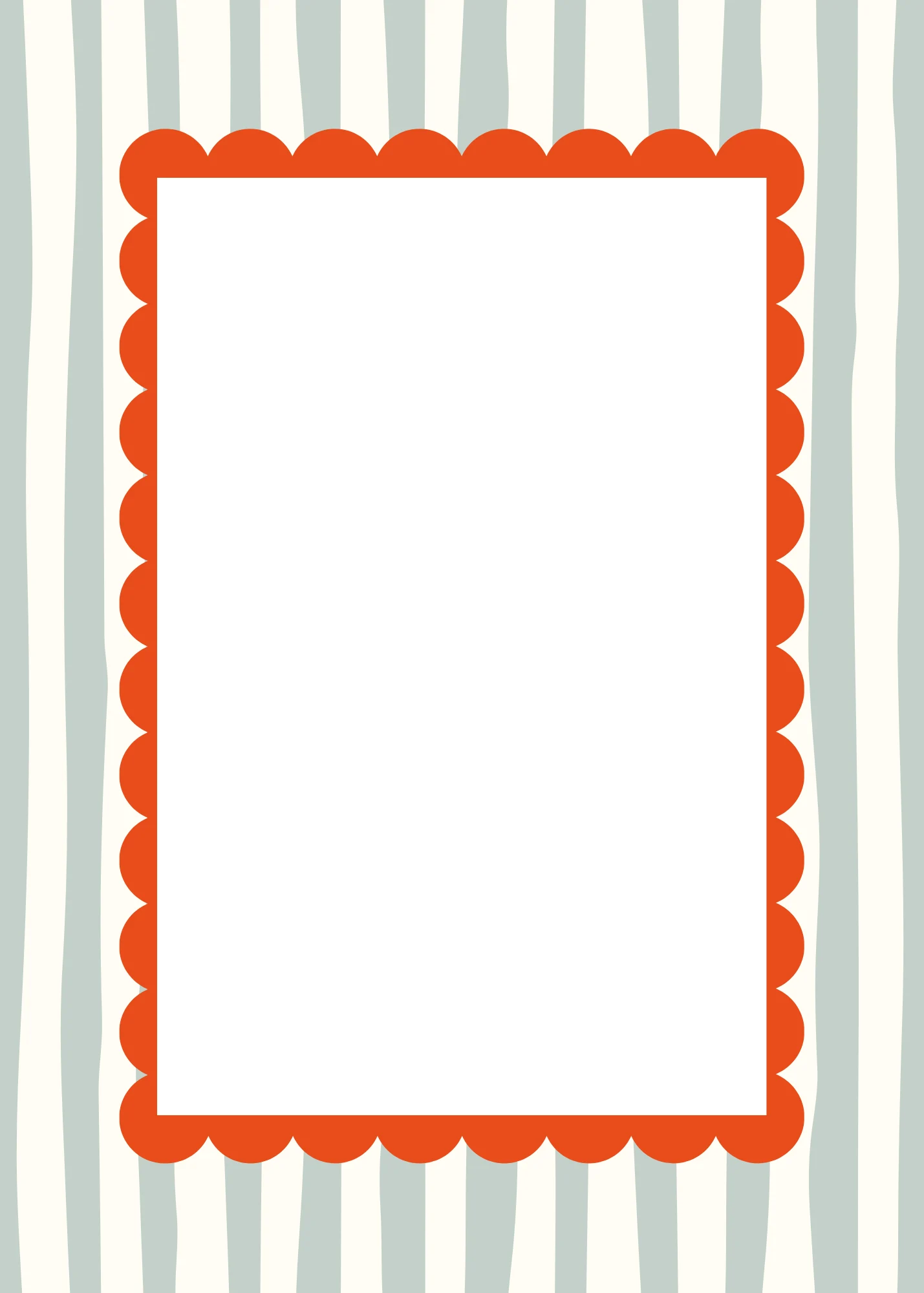 Poolside invitation frame